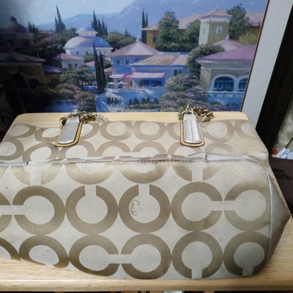 Coach Colette Designer Shoulder Tote Handbag Purse,Excellent Condition👜 - Picture 6 of 15